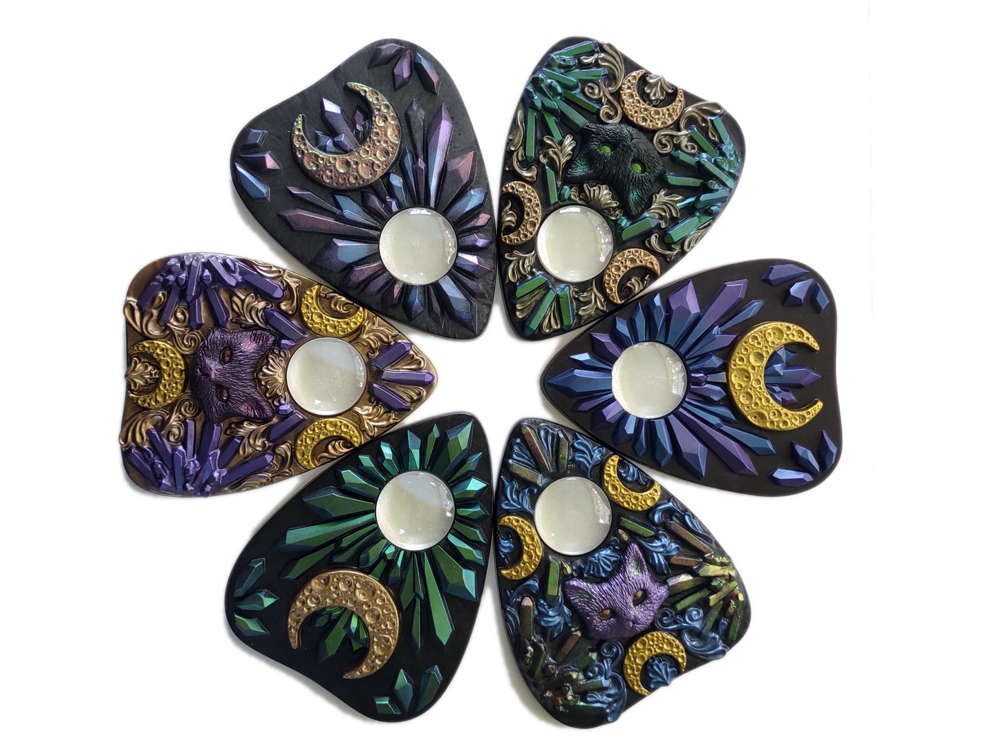 Crystal Moon Planchette | Unique Decor | Limited