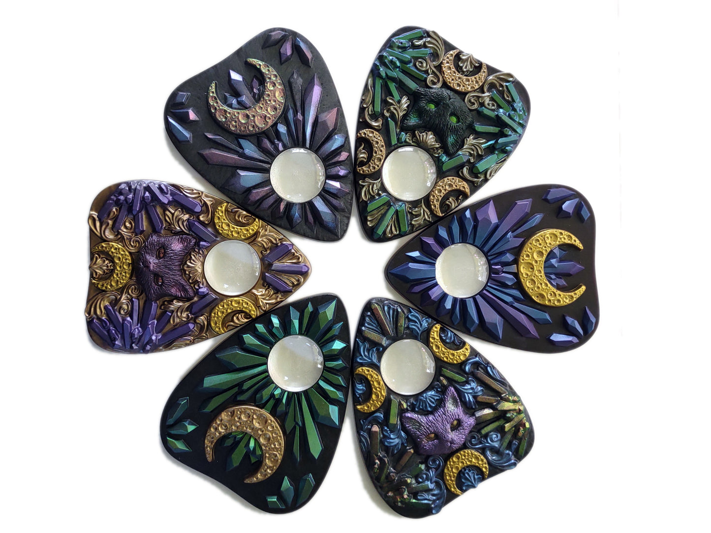 Crystal Moon Planchette | Unique Decor | Limited