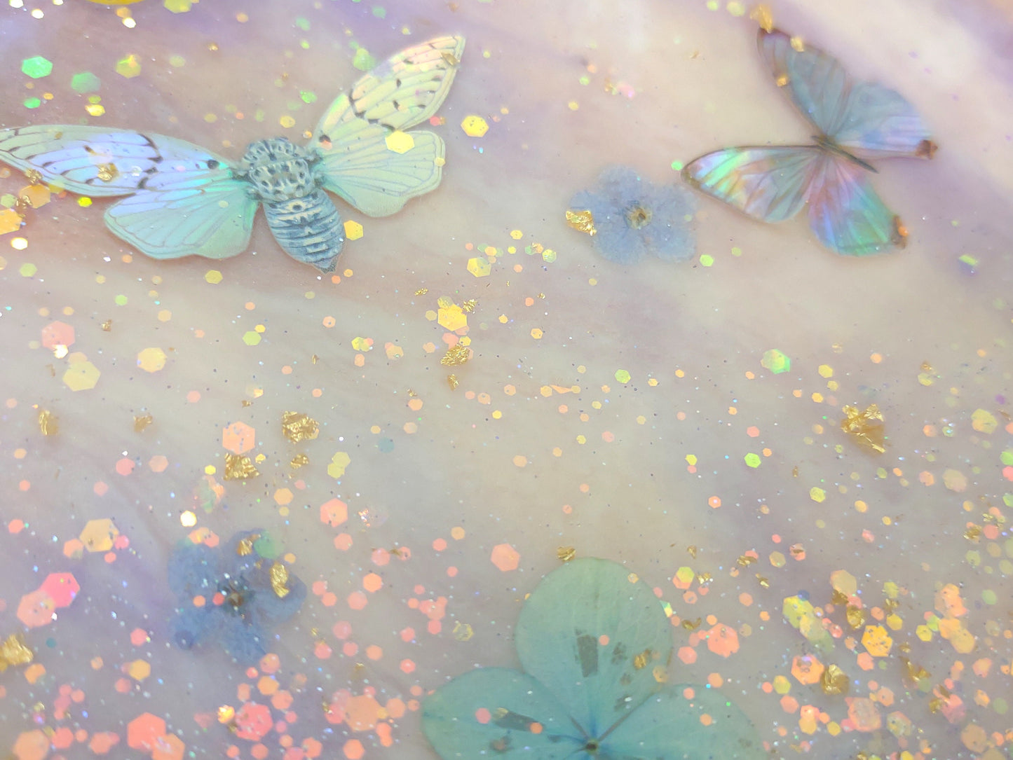 Lucid Dreamer Tray - Wood & Resin - 12x8.5- Handcrafted, Unique gift, Home Decor, Dice Tray- Resin Art - ValenwoodVixen - Ready to Ship