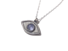 Load image into Gallery viewer, Third Eye - Iolite - Handmade - silversmithed - Ready to Ship - ValenwoodVixen
