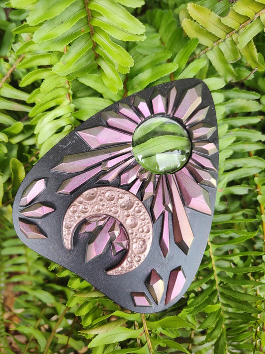 Crystal Moon Planchette | Unique Decor | Limited