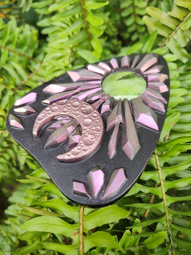 Crystal Moon Planchette | Unique Decor | Limited