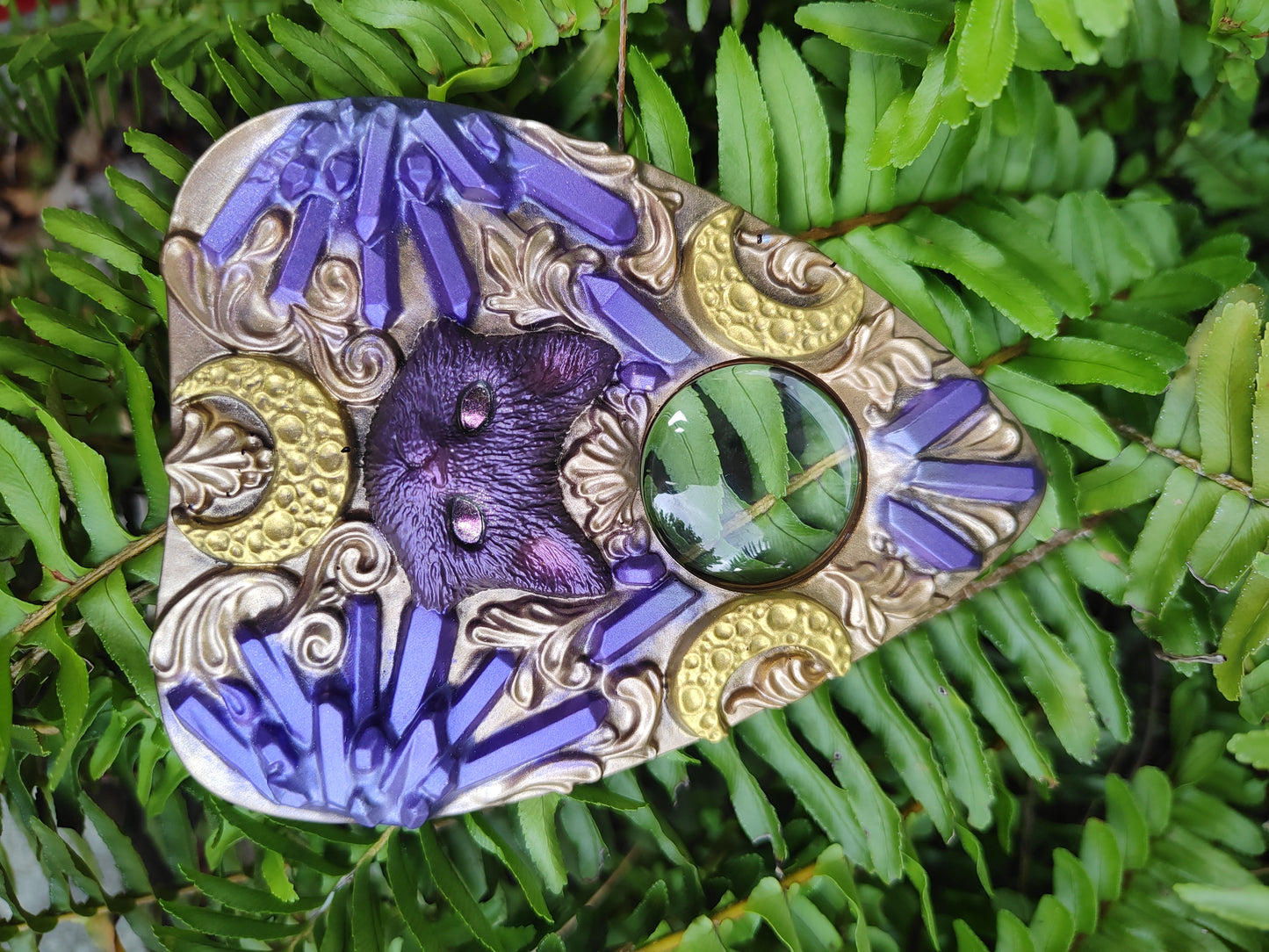 Crystal Kitten Planchette | One of a kind Decor | Ready to Ship | Limited