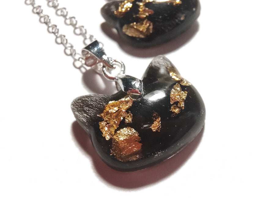 Cat Custom Keepsake Necklace with Hair or Fur | Custom Memorial Jewlery