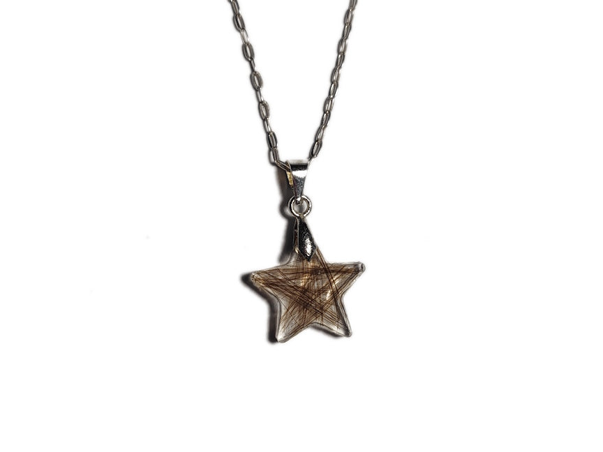 Moon and Star Memorial Necklace for Nicole