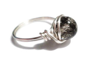 BEAD RING Hair Lock Keepsake Personalized Bead ring - Baby Hair - Pet Hair Keepsake - Hair Locket - Personalized -  Sterling- ValenwoodVixen