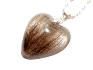 HEART Hair Locket - Resin Keepsake Pendant- Baby Hair - Pet Hair Keepsake - Hair Locket - Mothers - Personalized - ValenwoodVixen