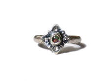 Load image into Gallery viewer, Antares Opal Ring - sz 6.25 - Handcut Opal Star - sterling silver- Opal Jewelry - Antique Style - ValenwoodVixen - Ready to Ship
