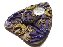 Load image into Gallery viewer, Crystal Kitten Planchette 1 - 3.5&quot; x 4.75&quot;  - Altar Decor - Resin Planchette - Spirit Board -  ValenwoodVixen - Ready to Ship
